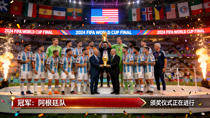 FIFA世界杯足球赛直播画面 - 世界杯决赛颁奖典礼